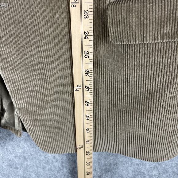 Joseph & Feiss Corduroy Blazer Sport Coat Mens 50R Beige Cotton 2 Button FLAW - Picture 8 of 16